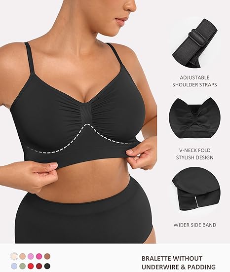 UltraComfort™ Wireless Bra – Seamless Lift & Support