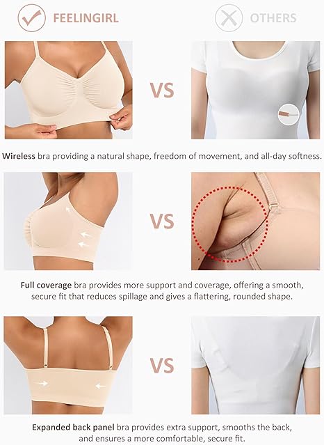 UltraComfort™ Wireless Bra – Seamless Lift & Support